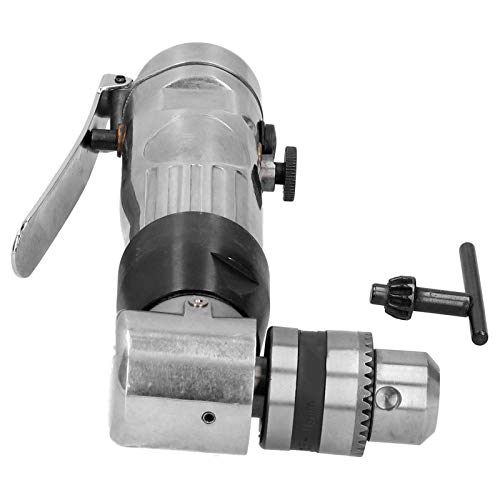 90 Degree Air Angle Reversible Drill Pneumatic Drilling Super Power Tool with Wrench 3/8inch Chuck FTVOGUE