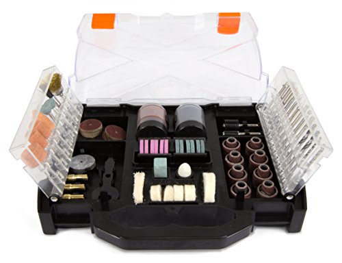 WEN 230151A 150-Piece Rotary Tool Accessory Kit with Carrying Case WEN