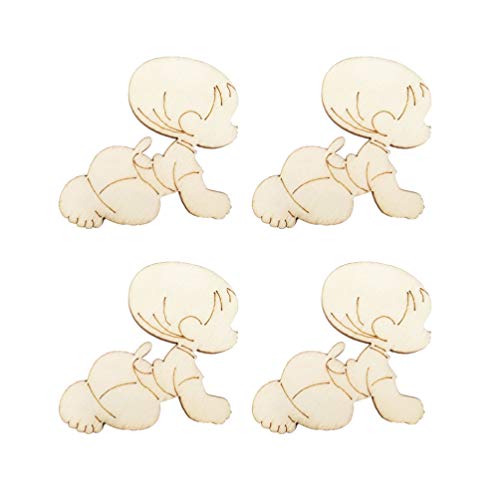 Artibetter 10pcs Unfinished Wooden Cutouts Shapes for DIY Arts and Crafts Projects ARTIBETTER