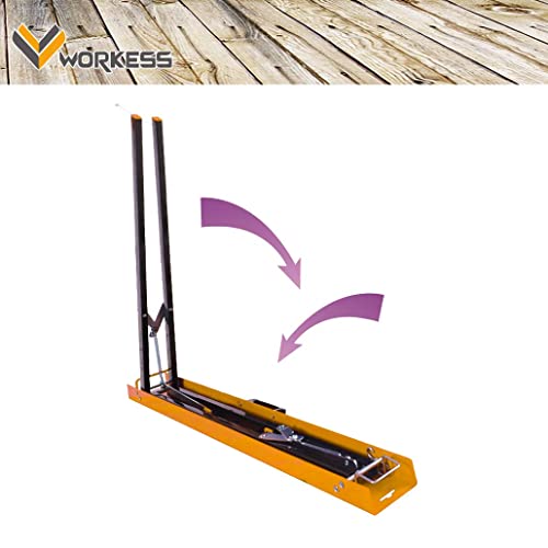 WORKESS Saw Horses 2 Pack Folding, Portable Saw Horses Heavy Duty 550 lbs Weight Capacity Portable Folding Legs and Easy Carry Handle WORKESS