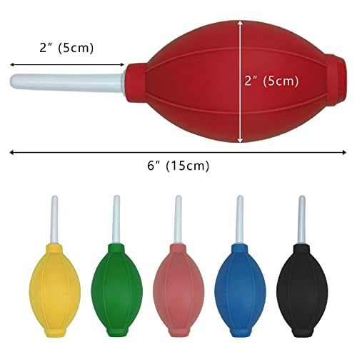 ReArt Ink Air Blower for Alcohol Ink 6 Packs, Ink Paintings Large Size Air Puffer to Manipulate Ink Movement for Card Making, Dispersing Inks, ReArt