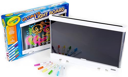 Crayola Ultimate Light Board - White, Kids Tracing & Drawing Board, Holiday & Birthday Gift for Boys & Girls, Toys, Ages 6, 7, 8 Crayola