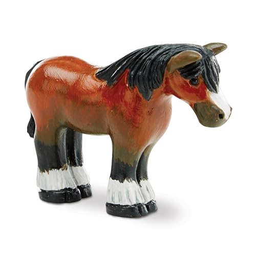Melissa & Doug Created by Me! Horse Figurines Craft Kit (2 Resin Horses, 6 Paints, Paintbrush) Melissa & Doug