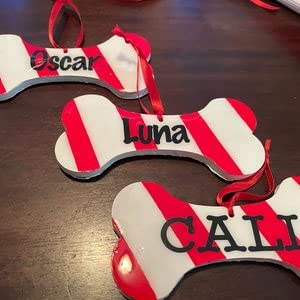 Unfinished Wood Dog Bone Shape - Animal - Pet - Craft - up to 24" DIY 5" / 1/2" 24 Hour Crafts