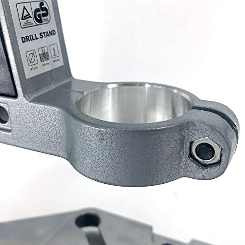 NICCOO Drill Press Stand For Hand Drill, Adjustable Bench Clamp Drill Press Floor Stand Workbench Repair Tool for Drilling Collet Workshop,Single NICCOO