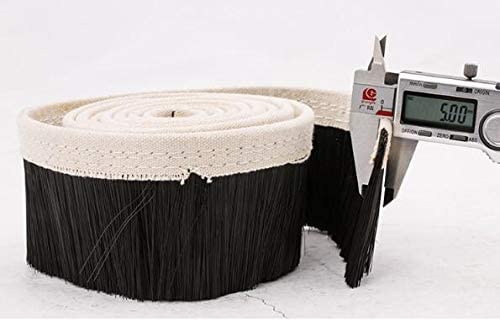 Flexible Nylon Strip Brush for Brush Vacuum Cleaner Engraving Machine Dust Cover CNC Router Spindle Motor (4 meter) ele ELEOPTION