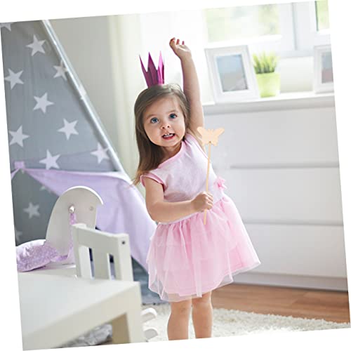 Toyvian 12 Pcs Wand Diy Princess Wand Kit Unfinished Fairy Wands Butterfly Wand Fairy Wand Crafts Diy Painting Toys Kids Princess Diy Fairy Wand Toyvian