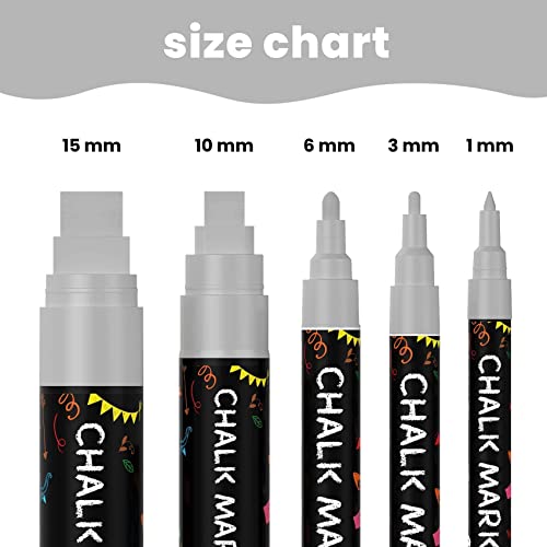 Chalkola Artist Bundle - 5 Black Variety + 5 Silver Variety Chalkola
