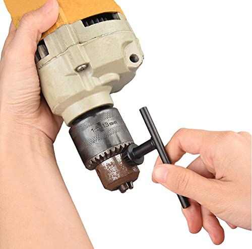 Drill Chuck Key Wrench, 6 Sizes Drill Press Chuck Key Replacement Drill Clamping Wrench Chuck Press Wrench Key for Electric Drill Clamping Tool of 4 Mdvora