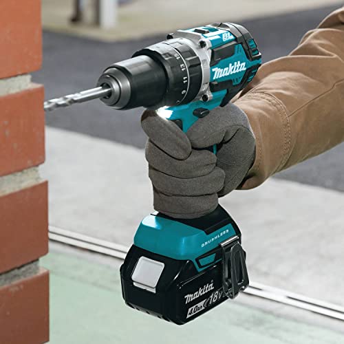 Makita XT269M 18V LXT Lithium-Ion Brushless Cordless 2-Pc. Combo Kit (4.0Ah), Blue Makita