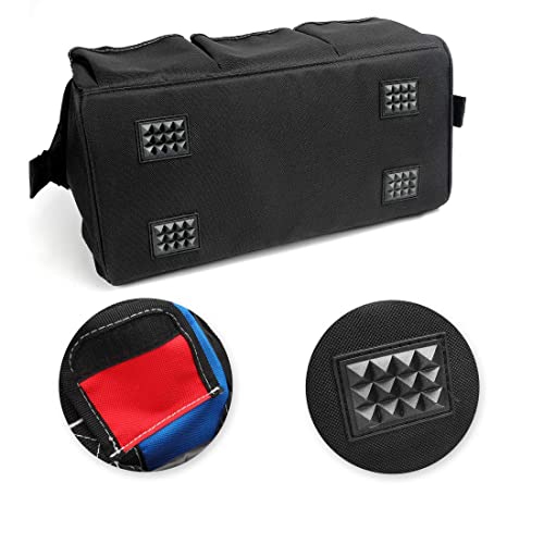 WORKPRO 18-inch Close Top Wide Mouth Storage Tool Bag with Adjustable Shoulder Strap, Sturdy Bottom WORKPRO