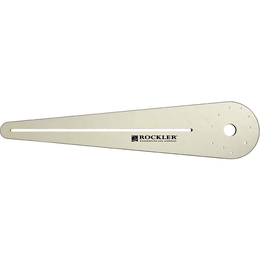 Circle Cutter Router Jig – Router Circle Cutting Jig Cuts Perfect Circles from 10” to 52” D - Circle Cutting Jig Includes Two Center Pivot Pins - ROCKLER