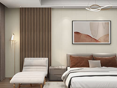 Concord 3D Wood Wall Panels | Acoustic Slat Wall Paneling - Silver Ash | 94.5” x 5” Each | Wall Soundproofing Panels on Felt Back Board | Interior CONCORD WALLCOVERINGS ™