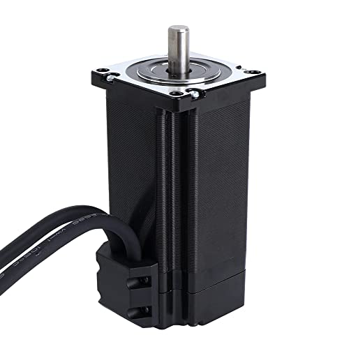 STEPPERONLINE Closed Loop Stepper Motor 1 Axis CNC KIT 4.0 Nm/566.56oz.in Nema 24 Motor & 0-8.0A 24-48VDC Closed Loop Stepper Driver CL57T V4.1 STEPPERONLINE