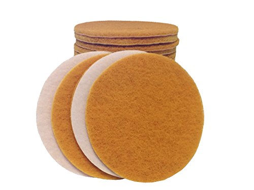 Starcke Premium 5 Inch Non Woven Surface Conditioning Discs - for Dry Sanding Countertops, Auto Body Repair, Marine, Paint, Plastics, Metal and Abrasive Resource