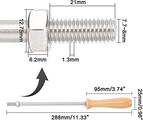 Custom Metal Branding Iron for Wood, Food & Leather - Personalised Stamp for Logos, Names & Patterns TESFANS