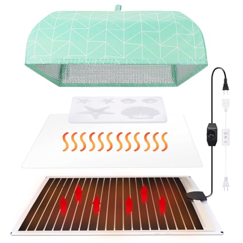  26pcs Resin Heating Mat Kit: Epoxy Resin Curing Machine for  Resin Molds Shorten Curing Time Epoxy Resin Kit for Crafts w/ Resin Drying  Mat Silicone Mat Cover Timer Resin Supplies for