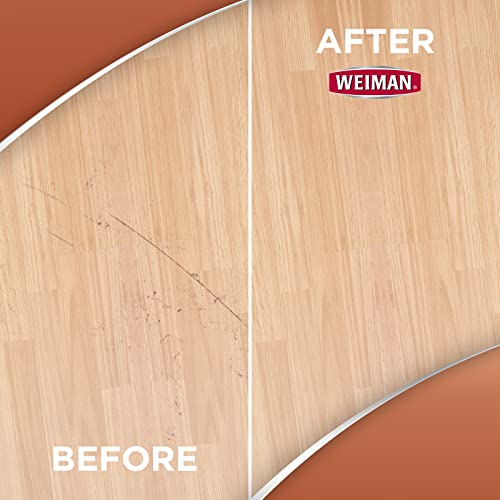 Weiman High-Traffic Hardwood Floor Polish and Restorer - Natural Shine, Removes Scratches, Leaves Protective Layer 32 fl. oz Weiman