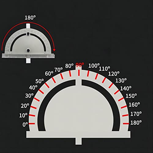 KETIPED Aluminium Router Table Insert Plate,Woodworking Benches Router Flip Plate with Miter Gauge Guide Aluminium Fence Sliding KETIPED