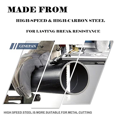 20PCS T Shank Jigsaw Blades Tool for Wood Plastic Metal Compatible with 90% Power Jig Saws Such as Bosch DEWALT RYOBI One+ Makita SKIL Black+Decker GINEPAN