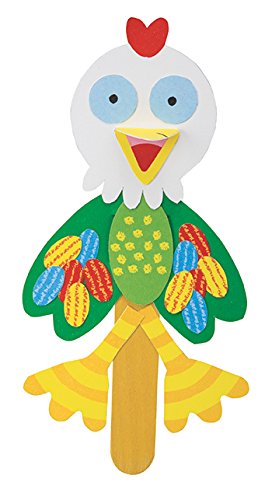 ALEX Toys Little Hands Pop Stick Art Craft Kit, Create Cute Animal and Flower Puppets, Allows Children to be Creative and Use their Imagination, For ALEX Toys