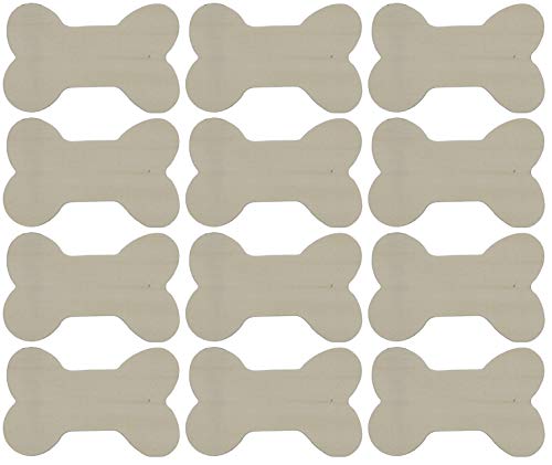 Creative Hobbies® 3.5 Inch Unfinished Wooden Shape - Ready to Paint Dog Bone Shape | 12 Pack Creative Hobbies