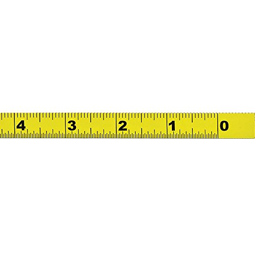 Self Adhesive Measuring Tape Right to Left – Peel and Stick Ruler Tape for Workbench, Woodworking, & More – Sticky Steel Tape Measure – High-Accuracy ROCKLER