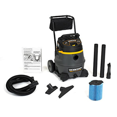 WORKSHOP Wet/Dry Vacs Vacuum WS1400CA High Power Wet/Dry Vacuum Cleaner, 14-Gallon Heavy-Duty Shop Vacuum Cleaner, 6.0 Peak HP Wet and Dry Vacuum
