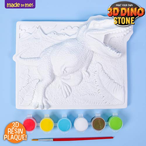 Made By Me Dino Wall Art, 3D Wall Hanging, Resin, T-Rex, Dinosaur, Acrylic Paint by Horizon Group USA Made By Me