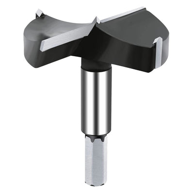 NICAVKIT 3-1/8 Inch Carbide Forstner Drill Bit, Carbide Tipped Forstner Bit for Hard Wood, Wood Drilling Bit Woodworking Hinge Cutter Tool Kits for