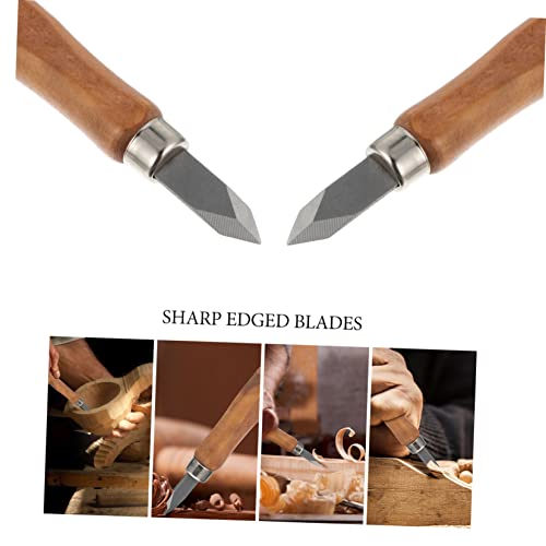 Housoutil 5pcs Woodworking Marking Knife Wood Sculpting Tools Detail Carving Knife Wooden Carving Chisels Carpenter Tools Specialty Tools Woodworking Housoutil