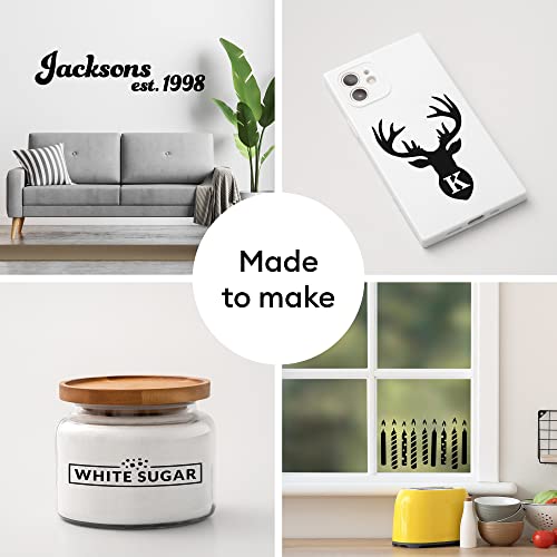 Cricut Premium Vinyl Removable for All Cricut Cutting Machines, No-Residue Vinyl for DIY Crafts, Wall Decals, Stickers, In-House Decor and More, Cricut