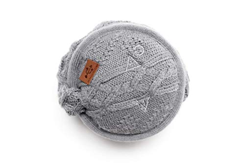 Sound Huggle Bluetooth Earmuff Headphones, Wireless Earmuffs for Winter with Hi-Fi Sound, Warm Bluetooth Ear Muffs for Men and Women, Foldable Sound Huggle