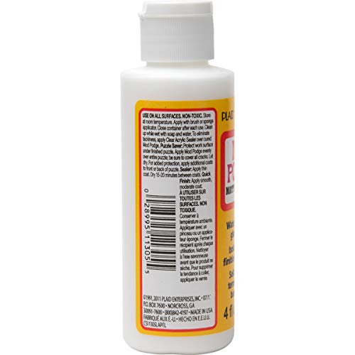 Mod Podge CS11305 Waterbase Sealer, Glue and Finish, 4 Oz, Matte Mod Podge