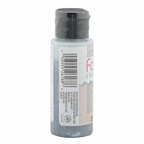 Fabric Creations Fabric Ink in Assorted Colors (2-Ounce), Metallic Sterling Silver Mod Podge