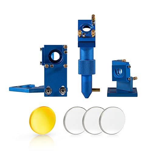 Cloudray K Series Whole Set Incl Head and Mirror Mounts Wth Focus Lens D12 FL50.8 Mo Mirrors for 2030 4060 k40 Laser Engraving Cutting Machine Cloudray