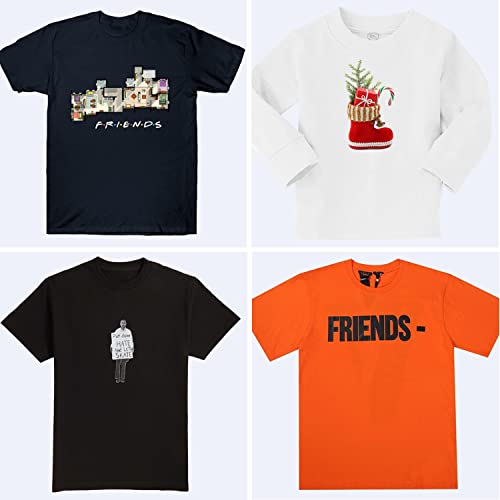 9Pcs Tshirt-Ruler Guide to Center Vinyl, Transparent V-Neck/Round PVC Ruler for Alignment, Heat Press, Children Youth Adult, Front and Back tietoc