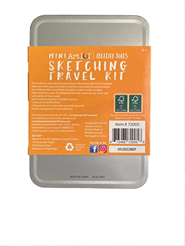 Art 101 Travel Art Sketching Set Art 101 USA