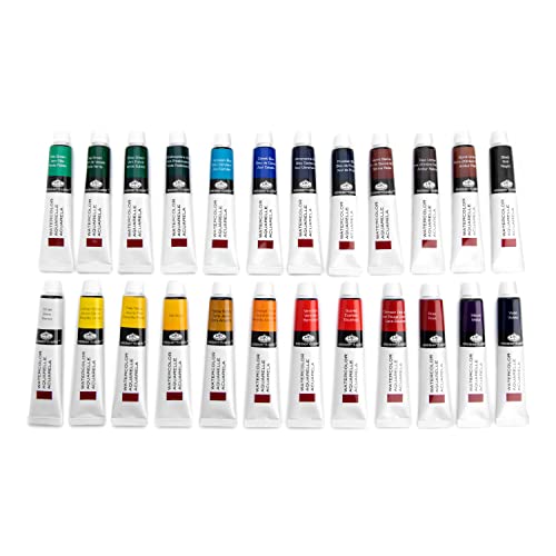 Royal & Langnickel Watercolor Artist Tube Paint, 21ml, 24-Pack Royal & Langnickel