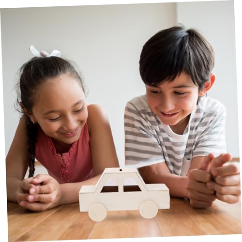 TEHAUX Unfinished Piggy Bank Coin Storage Cases Versatile Coin Case Change Container Unfinished Coin Bank Multi-Function Saving Banks Blank Piggy TEHAUX