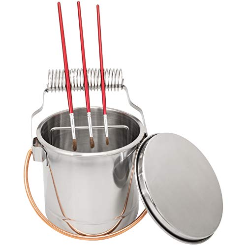 MyLifeUNIT Paint Brush Cleaner, Paint Brush Holder with Large Capacity Wash Tank and Removable Screen MyLifeUNIT