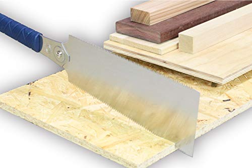 Gyokucho Ryoba Double Edge Razor Saw, Long 240mm Model 610 Blade with New TPE Grip GYOKUCHO