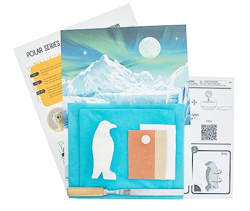 Studiostone Creative DIY Arts & Crafts Carving Kit Kids Adults Penguin Alabaster Sculpture Soapstone Studiostone Creative