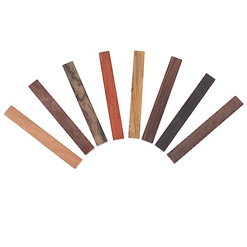 VILLCASE 8pcs Crochet Kit Crocheting Kit Pen Turning Kit Pen Blanks Carpenter Pencils Bulk Pen Turning Supplies Pen Kits for Woodturning Bulk Wooden VILLCASE