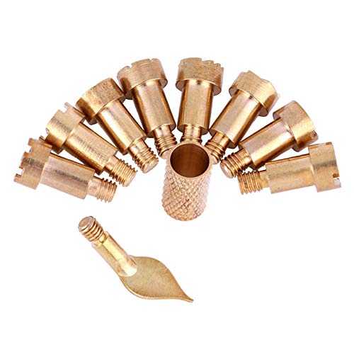 Wood Burning Pen Tips, 23PCS Wood Burning Tip Wood Burning Pen Tips Pyrography Working Carving Tool Kit Woodburning Accessories Jimfoty