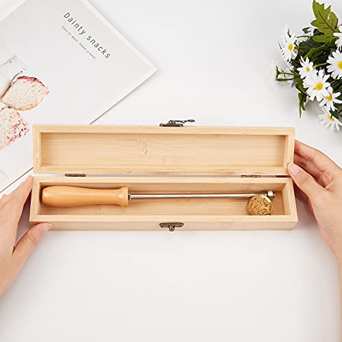 OLYCRAFT Dog Paw Branding Iron with Versatile Unfinished Wooden Storage Box OLYCRAFT