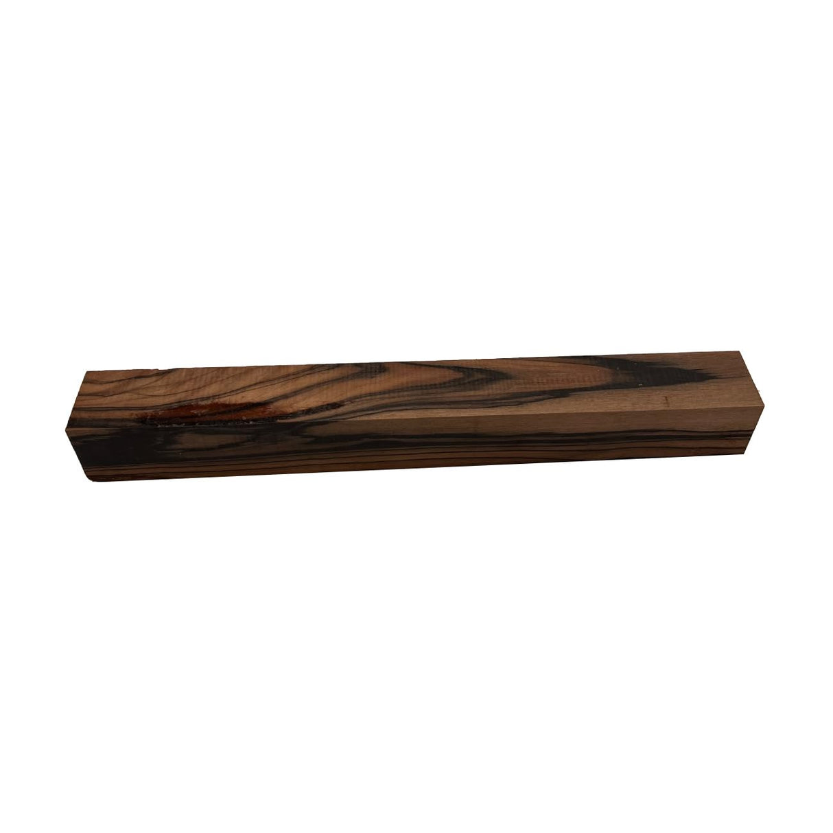 Exotic Wood Zone's Macassar Ebony/Striped Ebony Turning Wood Blanks | Square Lathe Hardwood Blocks (1, 1" x 1" x 24") Exotic Wood Zone