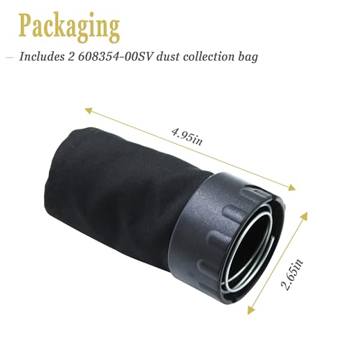 608354-00SV for DeWalt Sander Dust Bag ,380412-00 Replacement For DeWalt orbital sande 25708 27707 27708 2771 (2pack) KAZFFD