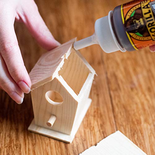 Gorilla Original Gorilla Glue, Waterproof Polyurethane Glue, 8 Ounce Bottle, Brown, (Pack of 1) Gorilla