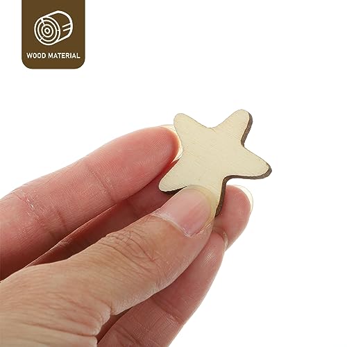 Ocean Decor Unfinished Sea Creatures Wood Cutouts 100pcs Blank Wooden Ocean Animals Sea Animal Life Cutouts Chips Shapes Model for Home Decor Abaodam